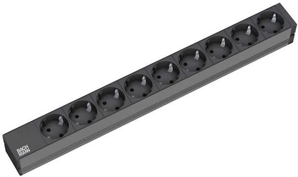 Buitinis ilgintuvas Bachmann, 1.5 mm², 2 m, 9 lizdų