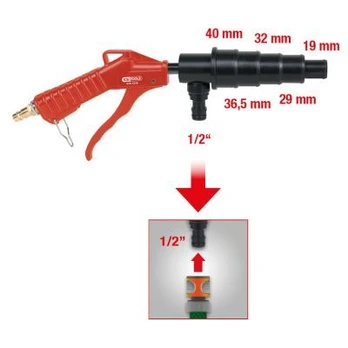 Suspausto oro purkštuvas KS TOOLS 515.1216