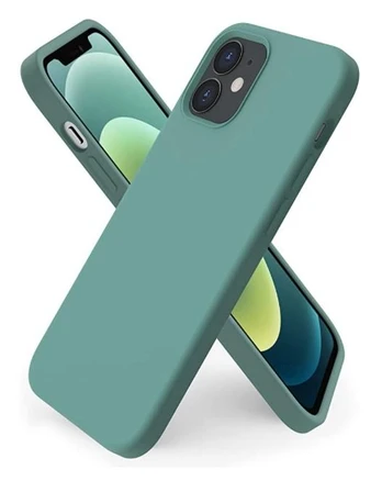 Riff Slim &amp; Soft Silicone Soft Back Cover Case for Apple iPhone 11 Pro Pine Green
