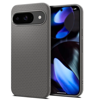 Pilkas dėklas Google Pixel 9 / 9 Pro telefonui "Spigen Liquid Air"