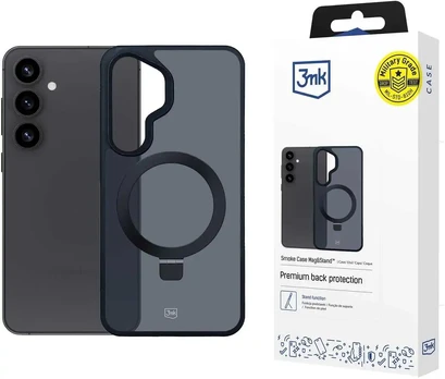3mk Smoke Case Mag&Stand pro Samsung Galaxy S25