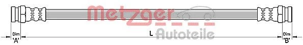 Stabdžių žarnelė METZGER 4110485