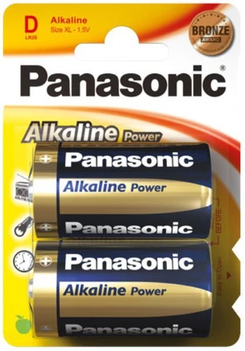 Elementai Panasonic Batteries LR20EGE/2BP