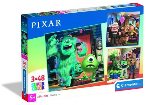 Clementoni CLE puzzle 3x48 Super Pixar 25065