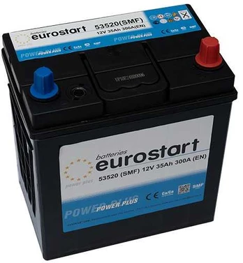 EUROSTART POWER PLUS (SMF) 53520 35Ah akumuliatorius