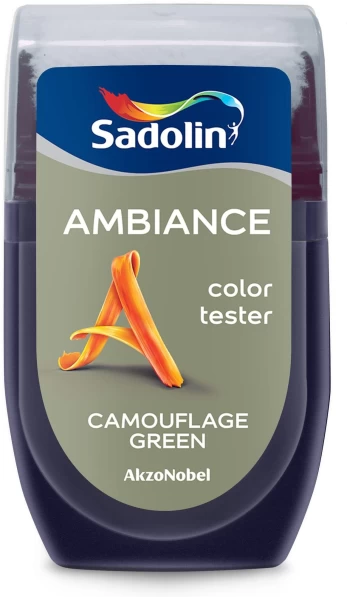 Spalvos testeris Sadolin Ambiance, Camouflage Green, 30 ml