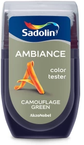 Spalvos testeris Sadolin Ambiance, Camouflage Green, 30 ml kaina