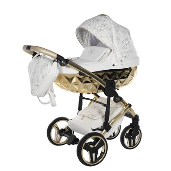 Junama Heart White Gold Vežimėlis 2 in 1