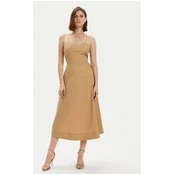 Gaudi Vasarinė suknelė 411FD15002 Smėlio Regular Fit