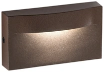 8W LED sieninis fasado šviestuvas MOBULA, bronzos sp., IP65