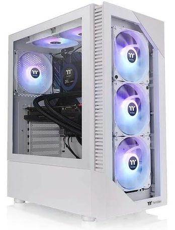 Korpusas Thermaltake View 200 TG ARGB, balta
