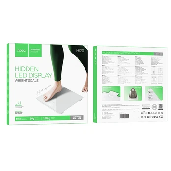 HOCO weight scale HI20 baltas