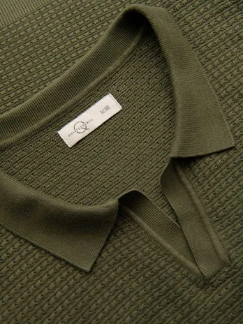 men's polo shirt - olive
