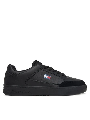 Laisvalaikio batai Tommy Jeans Basket EM0EM01792 Juoda