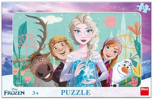 Dėlionė Dino Frame Puzzle 15 pc small Frozen