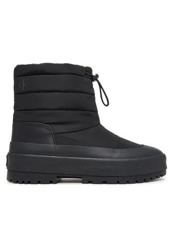 Sniego batai Calvin Klein Vulc Flatform Snowboot Nyl HW0HW03245 Juoda