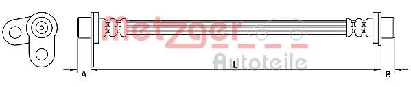 Stabdžių žarnelė METZGER 4110746
