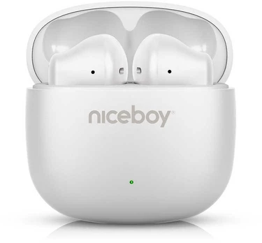 Ausinės Niceboy Beans 4 POP bílá