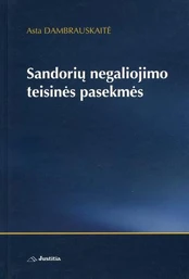 Sandorių negaliojimo teisinės pasekmės