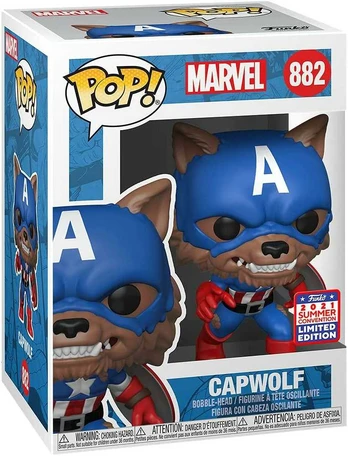 Figūrėlė Funko POP! Marvel Capwolf Exclusive