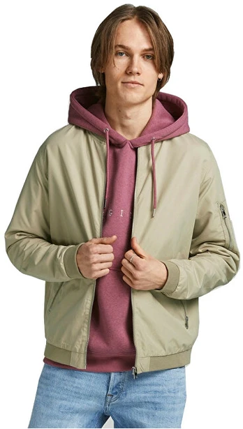 Jack & Jones JJERUSH BOMBER vyriška striukė 12165203 Indai
