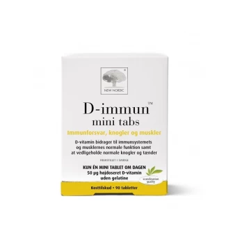 NEW NORDIC D IMMUN MINI TABS, 90 tab.