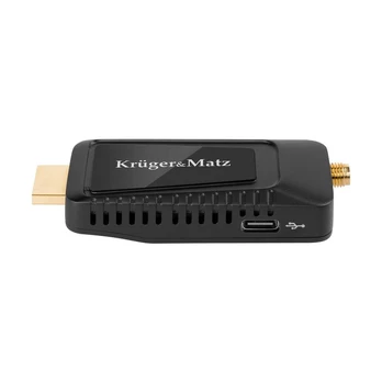 Kruger & Matz DVB-T2 HEVC H.265 mini imtuvas per HDMI