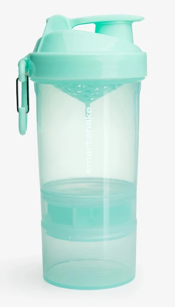 SmartShake Original 2go 600ml + 2 talpos (Mint green)
