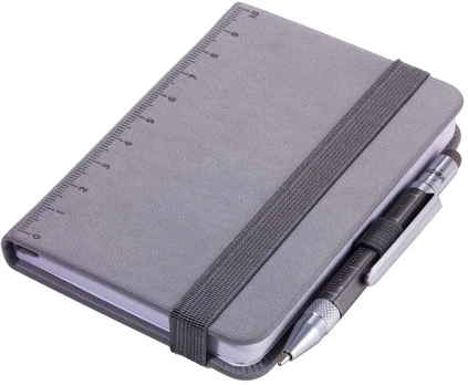 TROIKA Notizblock LILIPAD+LILIPUT TOOL PEN grau