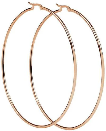 Troli Timeless bronze circles earrings