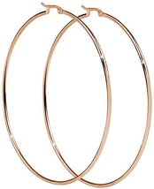 Troli Timeless bronze circles earrings kaina