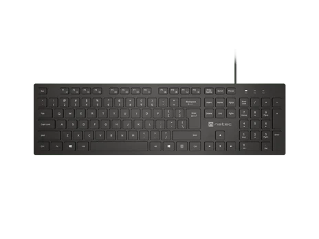 Natec Keyboard, Herring Glow, US, Backlit, Wired, White | Natec
