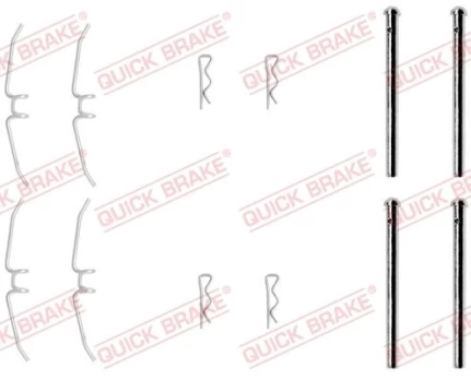Priedų komplektas, diskinių stabdžių trinkelės QUICK BRAKE 109-0901