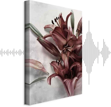 Artgeist Paveikslas - Floral Form (1 Part) Vertical