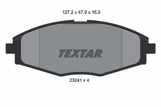 TEXTAR 2324102 Brake pad set