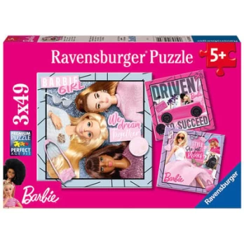 Ravensburger - Puzzle Barbie 3x49p (10105684)