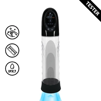 CyberPulse Automatic Vacuum Pump Black - Waterproof, 13 Functions, Tester
