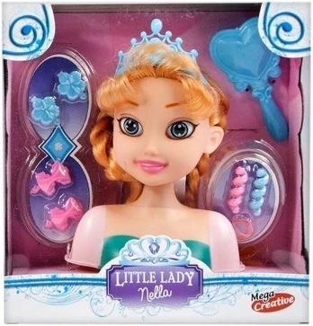 Mega Creative Nella princesės stiliaus galvutė