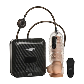 XR Brands Milker Stamina Transparent Automatic Suction & Vibration System