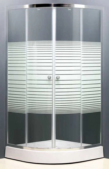 Dušo kabina S802D pilkas 70x70