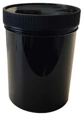 PP prisukamas indas – 500 ml – juodas – apvalus