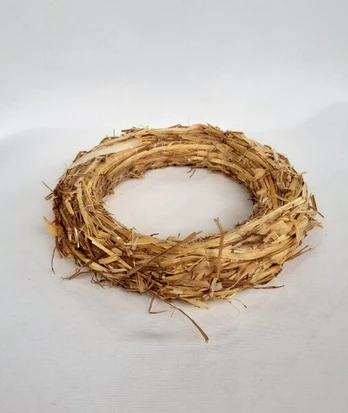 Šiaudinis vainikas, D 20 cm
