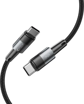 Pilkas laidas Type-C - Type-C 60W / 3A 25cm "Tech-Protect Ultraboost"