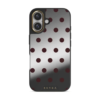 Aqua Mocha - iPhone 16 Case, Elite Mirror Dark (MagSafe) / Gold