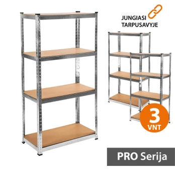 Rūsio lentyna 150x75x40 PRO (3 vnt)