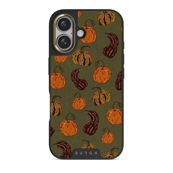 Pumpkin Season - iPhone 16 Case, Elite Dark (MagSafe) / Gold