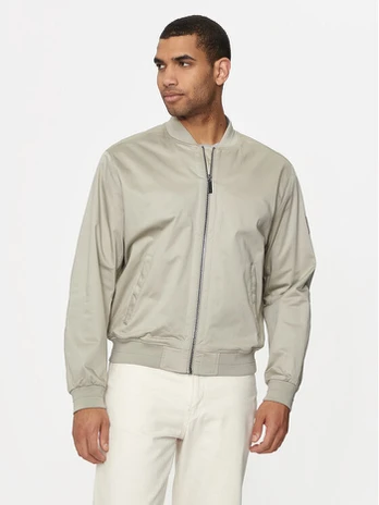 Calvin Klein Bomber striukė Hero K10K113496 Smėlio Regular Fit