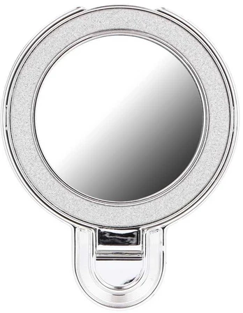 Phone stand CIRCLE MIRROR - stick-on - sidabrinis
