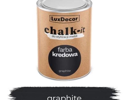 Kreidiniai dažai LUXDECOR CHALK-IT, 750 ml, (08) Graphite