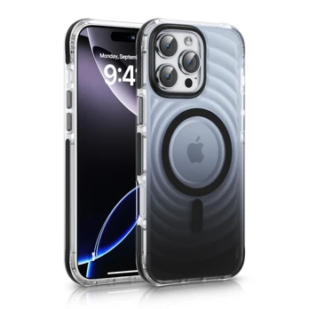 Evelatus Apple iPhone 16 EchoWave Clear MagSafe Black